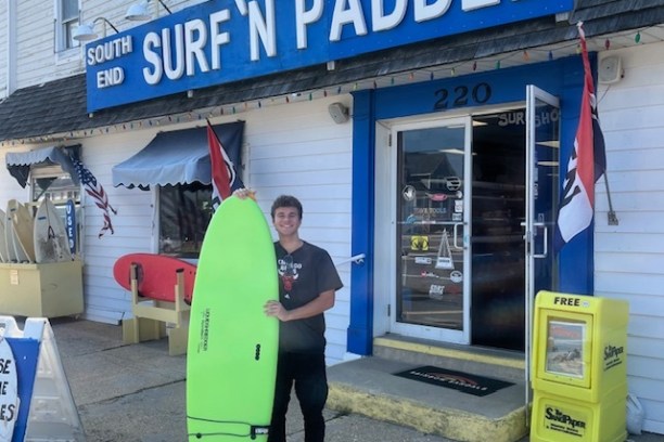 a person standing in front of a building